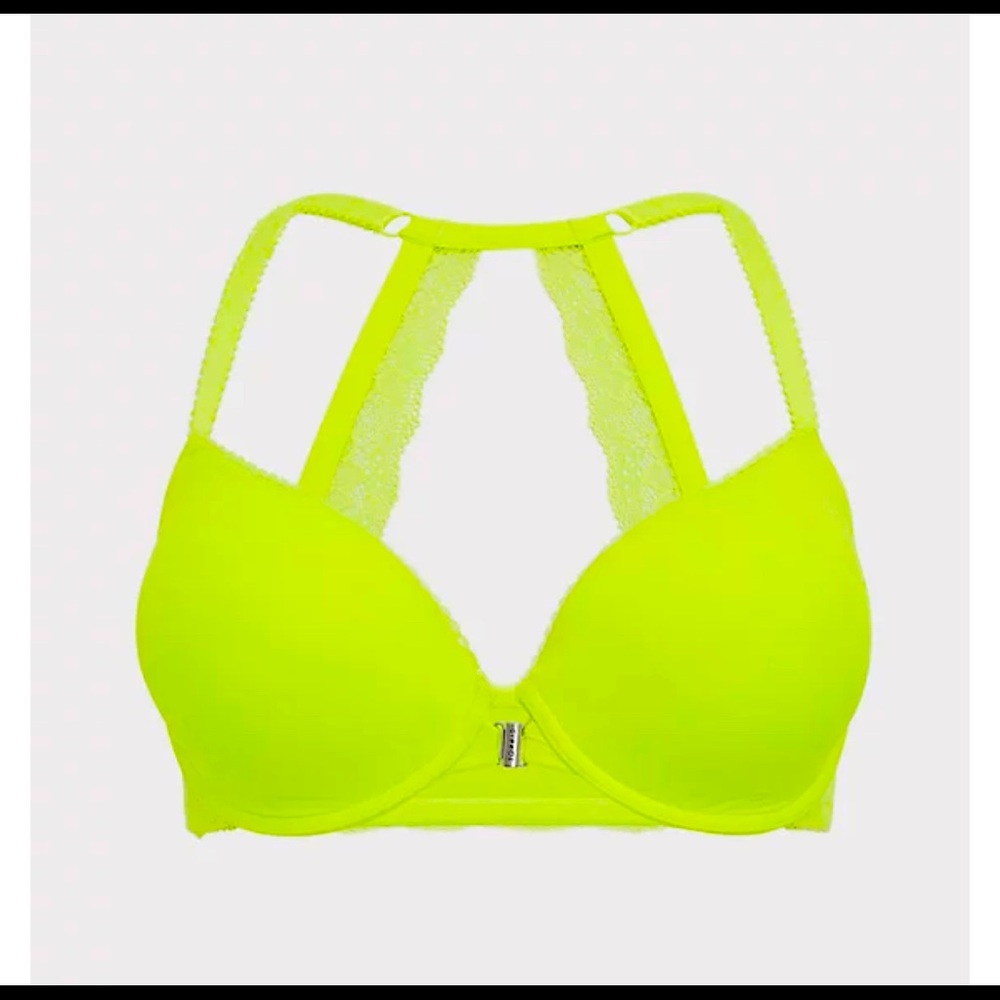 Neon Raceback Bra